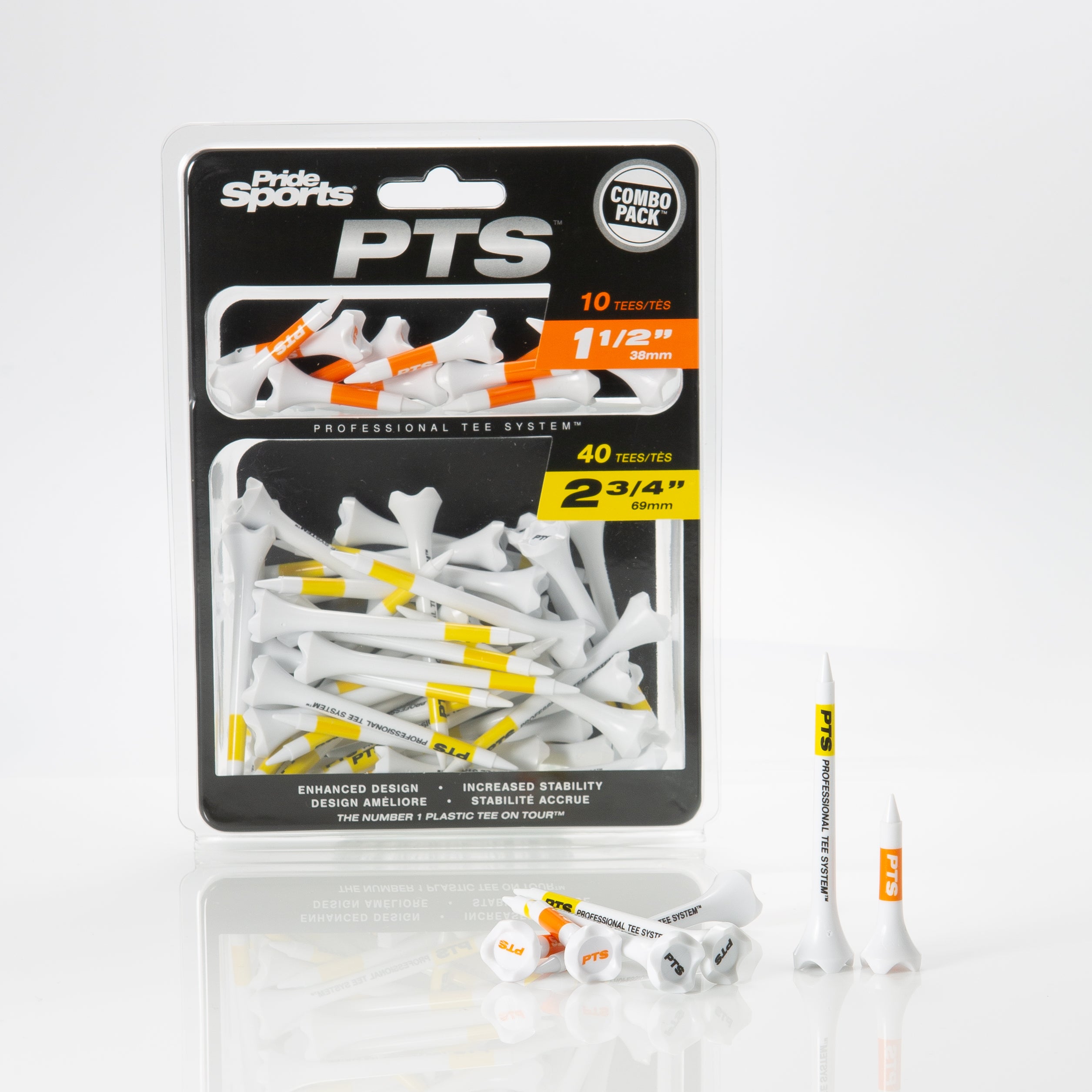 Professional Tee System® (PTS) Pride Performance® Combo Packs - Includes 2 3/4" & 1 1/2" Tees!