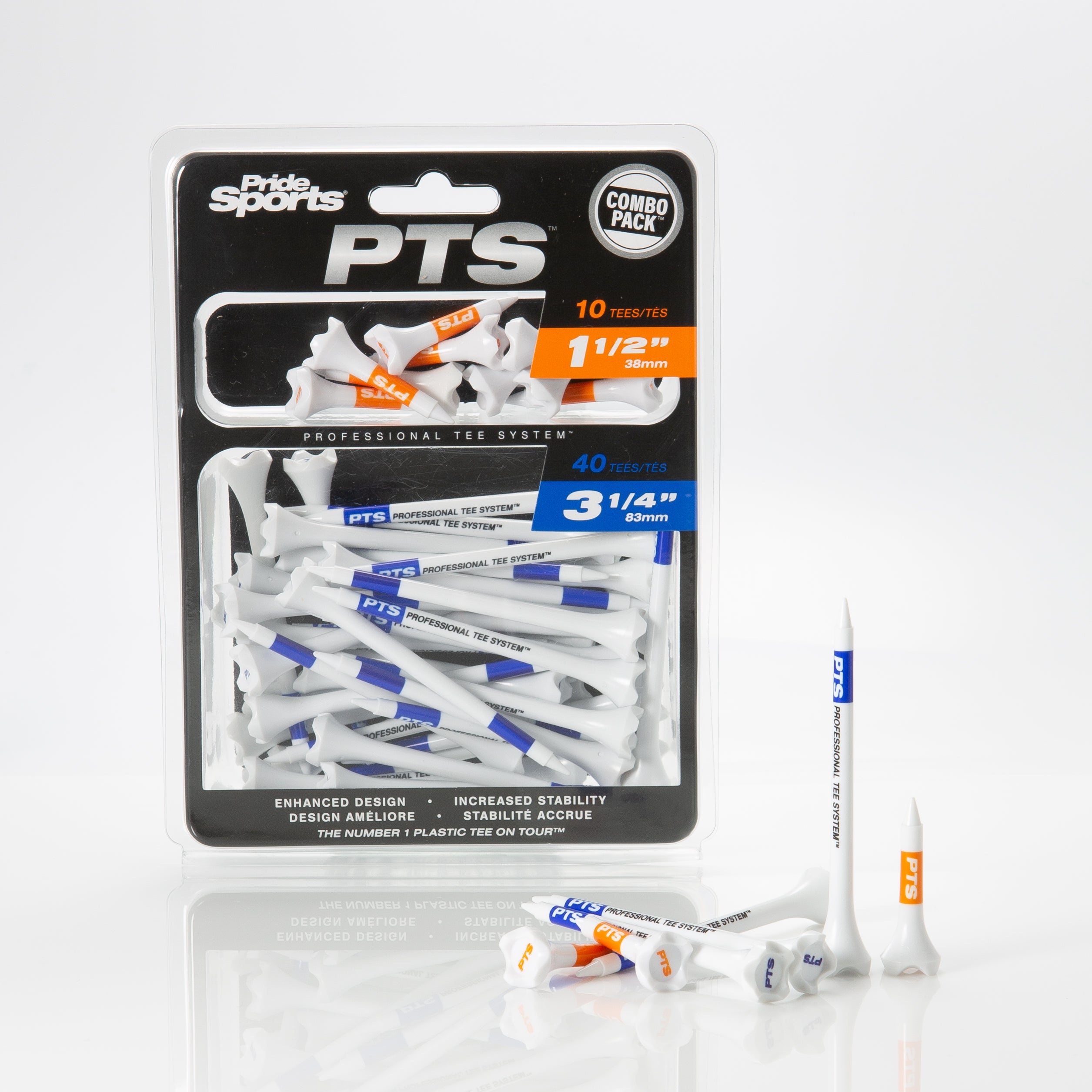 Professional Tee System® (PTS) Pride Performance® Combo Packs - Includes 3 1/4" & 1 1/2" Tees!